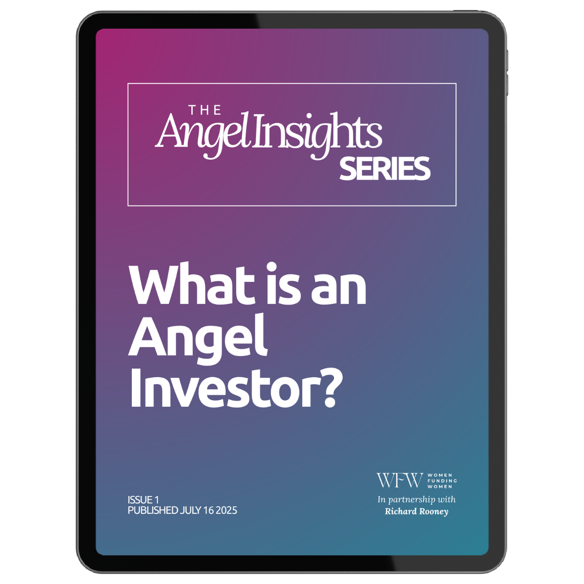 What is an Angel Investor mockup