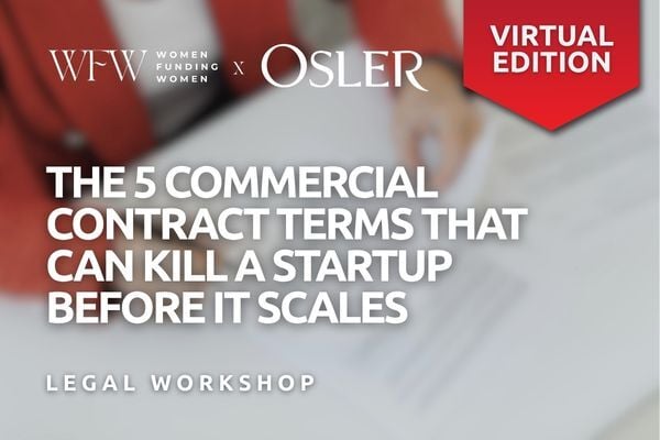 WFW x Osler Legal Workshop Contracts for Startups