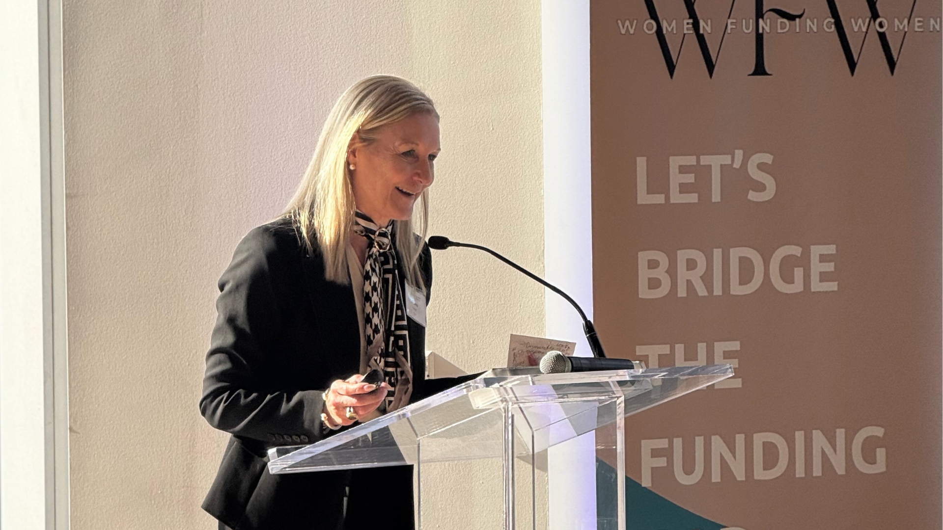 Dr. Deborah Rosati, Co-founder of Women Funding Women, at the the Be Bold Challenge Brunch at The Globe and Mail Center in 2026. Dr. Deborah Rosati, Co-founder of Women Funding Women, at the the Be Bold Challenge Brunch at The Globe and Mail Center in 2026.